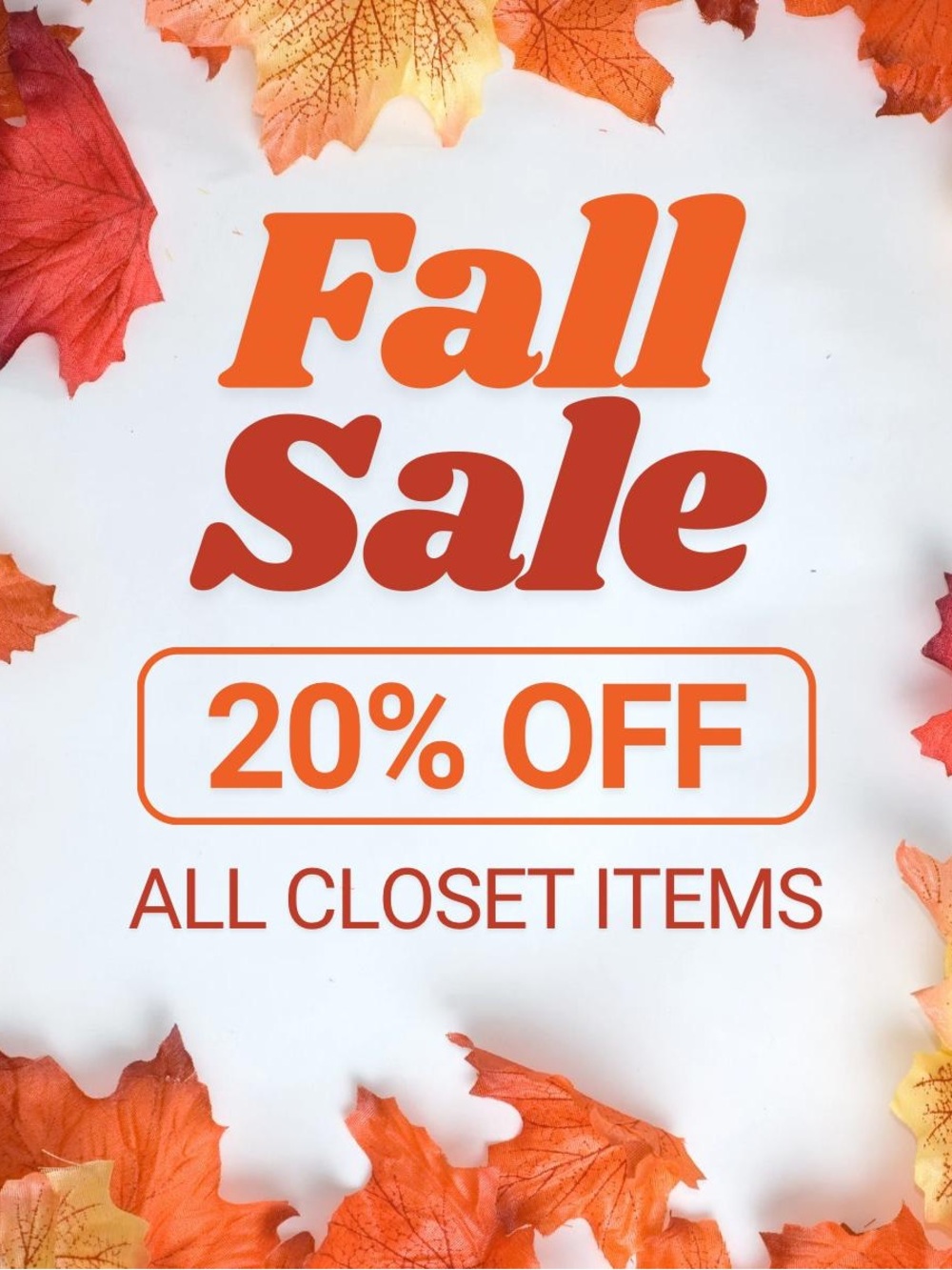 Fall Sale Women's Jacket & Coat - Orange